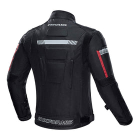 Zyxformis shoulder and elbow padding closeup showing reinforced armour for abrasion resistance