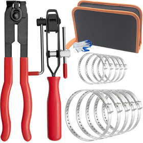 Zzyyldu crimping plier front view showing solid construction and precise jaws for secure clamps